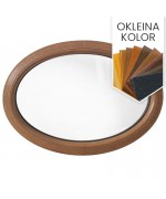 Okno owalne FIX PVC kolor (poziome)