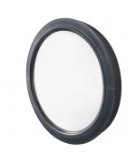 Okno okrągłe FIX PVC kolor Antracyt gładki 7016 - EKSPRES