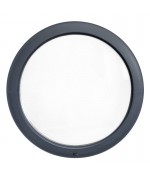 Okno okrągłe FIX PVC kolor Antracyt gładki 7016 - EKSPRES