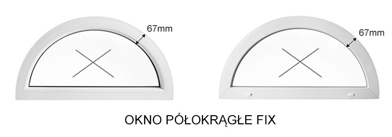wymiary okna półokrągłego